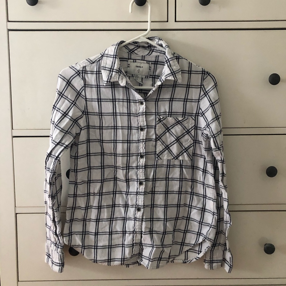 Black and white flannel